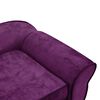 vidaXL Sofa za pse bordo 72 x 45 x 30 cm plišana