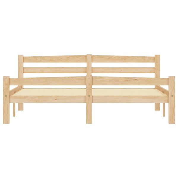 vidaXL Okvir za krevet s 4 ladice 160 x 200 cm od masivne borovine