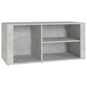 vidaXL Ormarić za cipele boja betona 100x35x45 cm konstruirano drvo