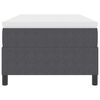 vidaXL Krevet s opruga kutije Tamno siva i bijela 90 x 190 cm