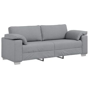 vidaXL Sofa Svijetlo siva 219 x 77 x 82 cm tkanina