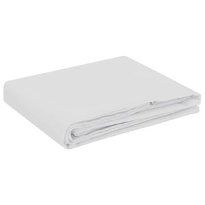 vidaXL Tkanina za stol Četvrtasti Bijela 90 x 90 cm Poliester