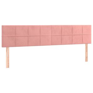vidaXL Uzglavlja ružičasta 180x5x78/88 cm bar&scaron;unasta