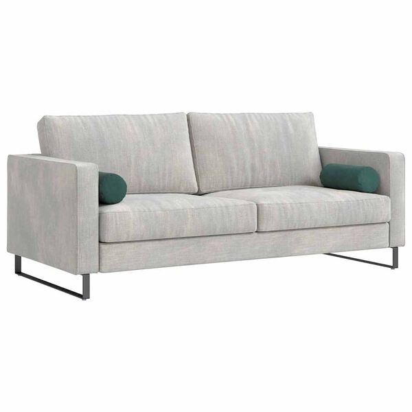 vidaXL Valjkasti jastučići 2 pcs Tamnozelena &Oslash; 15 x 40 cm