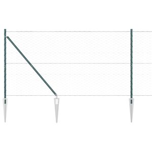 vidaXL Stup za ogradu Zelena