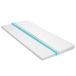 vidaXL Nadmadrac 80 x 200 cm od hladne pjene jajastog profila 6 cm