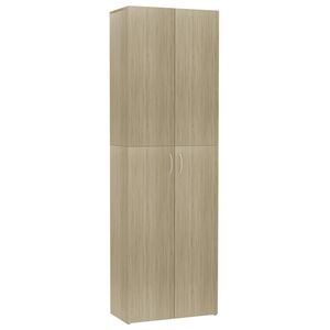 vidaXL Uredski ormarić boja hrasta 60 x 32 x 190 cm konstruirano drvo
