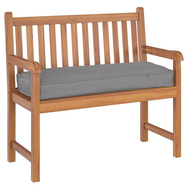 vidaXL Jastuk Siva 110 x 40 x 8 cm Oxford tkanina