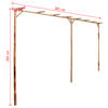 vidaXL Pergola od Bambusa 385x40x205 cm