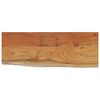 vidaXL Zidna polica 70x30x2,5 cm pravokutna bagremovo drvo živi rub
