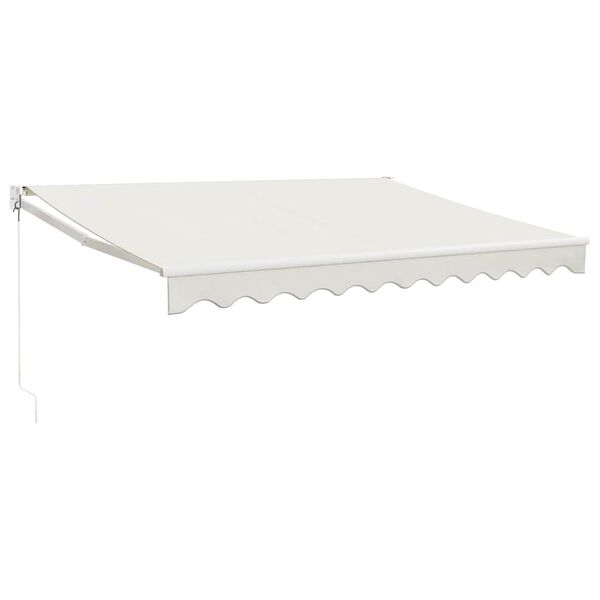 vidaXL Tenda na uvlačenje krem 3 x 2,5 m od tkanine i aluminija