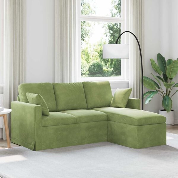 vidaXL Sofa Svijetlo zelena