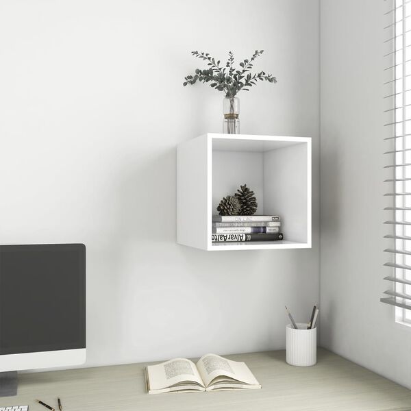 vidaXL Zidni ormarić bijeli 37 x 37 x 37 cm od konstruiranog drva