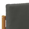 vidaXL Set vanjskih sofa s jastukom Prirodna 71 x 63 x 73 cm