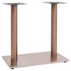 vidaXL Noga za bistro stol mjedena 70x40x72 cm od nehrđajućeg čelika