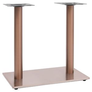 vidaXL Noga za bistro stol mjedena 70x40x72 cm od nehrđajućeg čelika