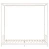 vidaXL Okvir za dječji krevet bijeli 90 x 200 cm od masivne borovine