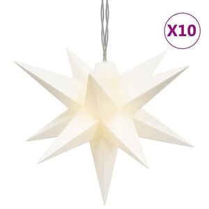 vidaXL Božićno svjetlo 10 LED bijelo 10 cm