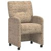 vidaXL Blagovačke stolice s kotačima 2 pcs Svjetlosiva 57 x 67 x 95 cm