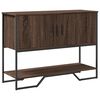 vidaXL Konzolni stol boja hrasta 100 x 35 x 74,5 cm konstruirano drvo