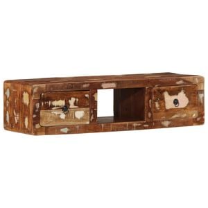 vidaXL Zidni TV ormarić 100x32x25 cm Obrađeno puno drvo