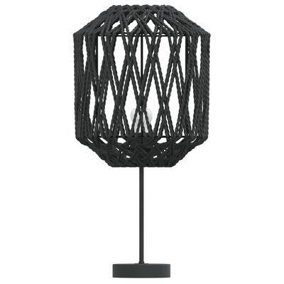 vidaXL Sjenilo za svjetiljku crno Ø 23 x 28 cm od željeza i papira
