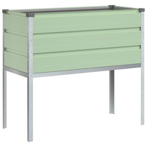 vidaXL Sadilica Pastelno zelena 100 x 45 x 90 cm Cinkani čelik