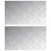 vidaXL Stepenica 2 kom. 70 x 40 cm Srebrno Aluminij Pravokutni
