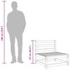 vidaXL Vrtna sofa bez naslona za ruke 70x70x67 cm masivna duglazija