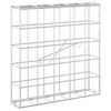 vidaXL Gabion s žicom debljine 3,5 mm i mrežom 10x10 cm 50x10x50 cm