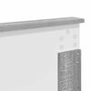 vidaXL Krevet s od storage Siva Sonoma 140 x 200 cm Konstruirano drvo