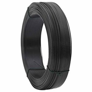 vidaXL Žica za vezanje ograde 250 m 0,9/1,4 mm čelična antracit