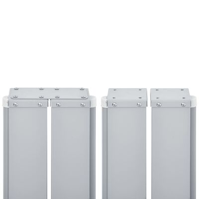 vidaXL Uvlačiva bočna tenda 120 x 1000 cm smeđa