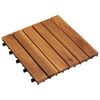vidaXL Pločice za decking 30 pcs Smeđa 30 x 30 cm Acacijsko drvo