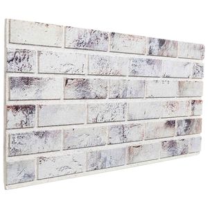 vidaXL Zidne panele 10 kom. 100 x 50 cm Svijetlo siva i crna EPS pjena