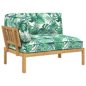 vidaXL Set sofe List Uzorak lista 133 x 92 x 69 cm Čvrsto drvo akacije