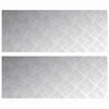 vidaXL Stepenica 2 kom. 100 x 40 cm Srebrno Aluminij Pravokutni