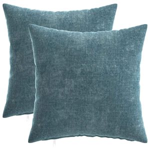 vidaXL Presvlaka za jastuk 2 pcs HEERLEN Plava 40 x 40 cm