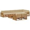 vidaXL Set vanjskih sofa 9 kom.