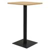 vidaXL Bistro stolić boje hrasta 78,5 x 78,5 x 107 cm