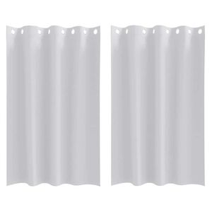 vidaXL Zavjese za blackout s prstenovima 2 pcs Svijetlo Siva