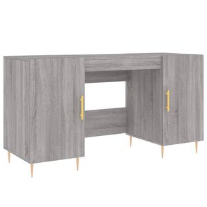 vidaXL Radni stol boja hrasta sonome 140x50x75 cm konstruirano drvo