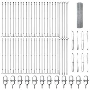 vidaXL Stup za ogradu Srebrna