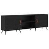 vidaXL TV ormar 150 x 30 x 50 cm Crni hrast Konstruirano drvo