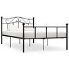 vidaXL Okvir za krevet crni metalni 120 x 200 cm