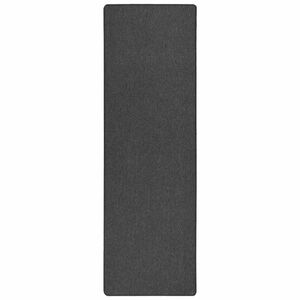 vidaXL Tepih trkač Tamno siva 80 x 500 cm 100% Polipropilen