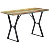 vidaXL Blagovaonski stol od masivnog obnovljenog drva 120 x 60 x 76 cm