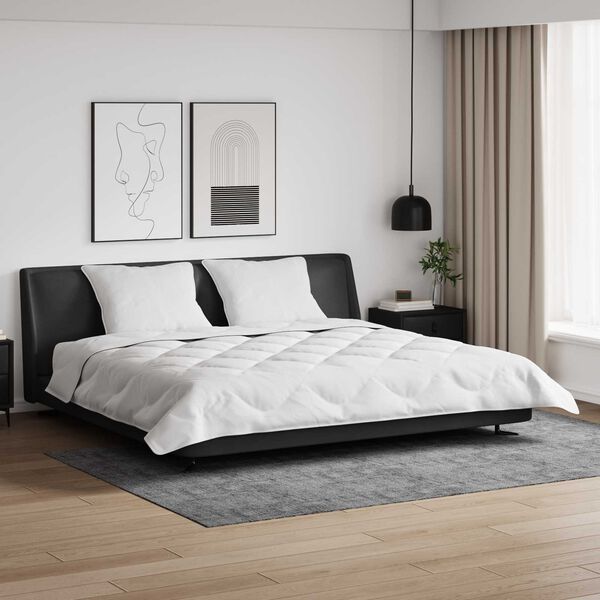 vidaXL Duvet s jastucima s jastukom 3 pcs Bijelo Mikrofibra i Pero