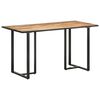 vidaXL Blagovaonski stol 140 cm od grubog drva manga