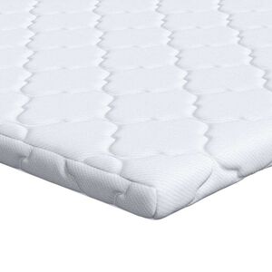 vidaXL Kokosni nadmadrac Bijelo 70 x 200 cm Žakar tkanina